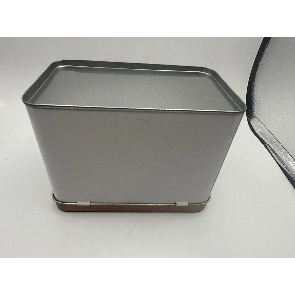 Metal Recipe Box with Cards And‎ Dividers New